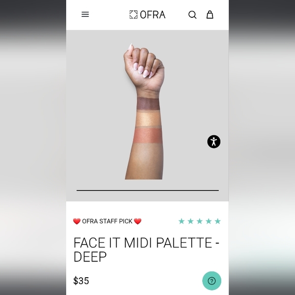 NIB- Ofra- MIDI Face Palette- Deep - Picture 10 of 11